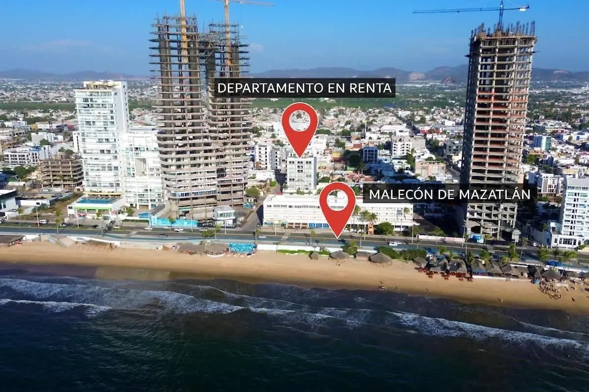 Apartment 1 Block From The Malecon Beach View - Flamingo 601 Mazatlán 0*,